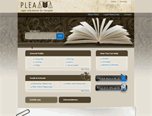 Tablet Screenshot of plea.org